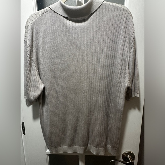 John Henry Ribbed-Knit Collared Polo Shirt - Picture 5 of 9